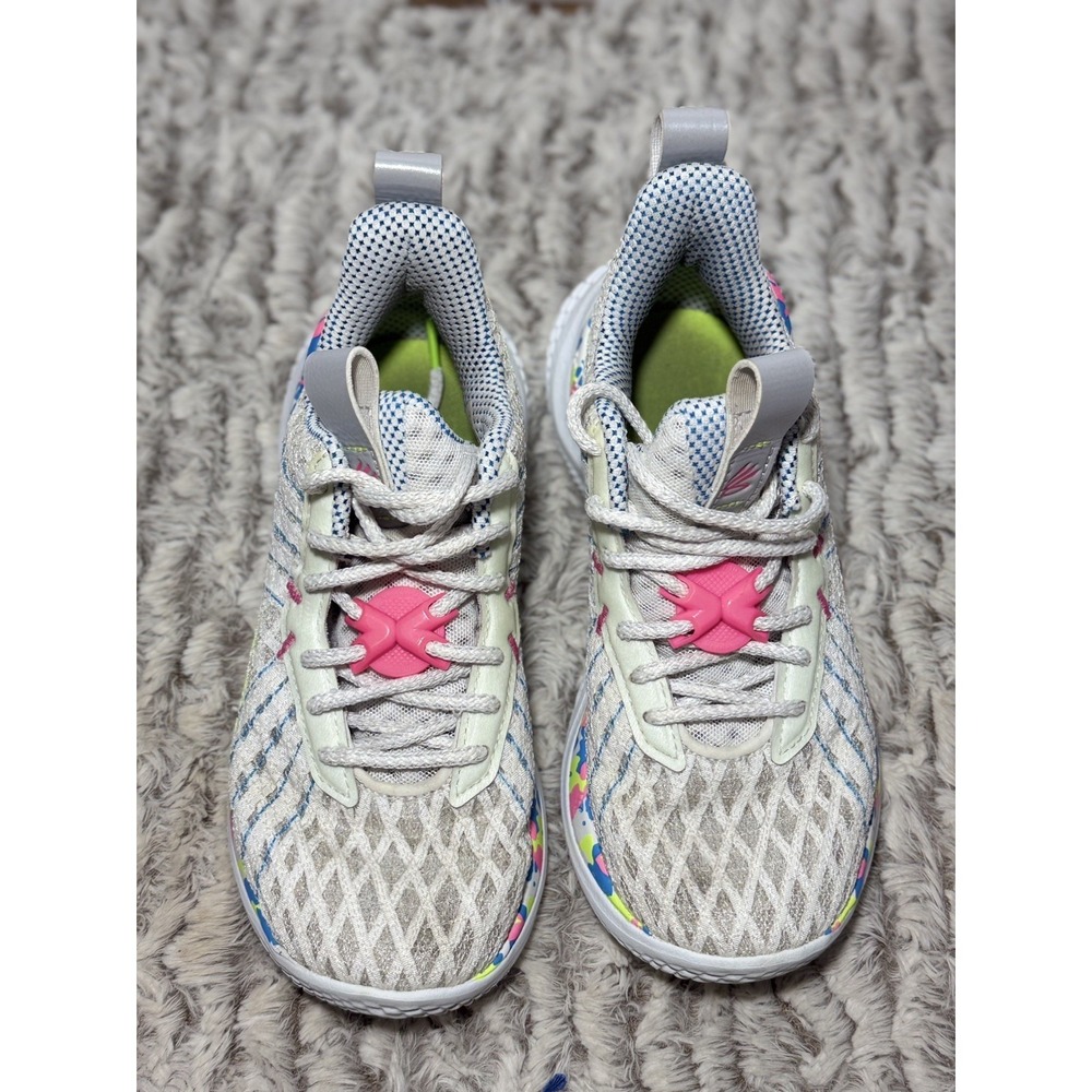 Under Armour Curry "Splash Party" Youth 4Y Basketball Shoes Multicolor - Picture 4 of 10